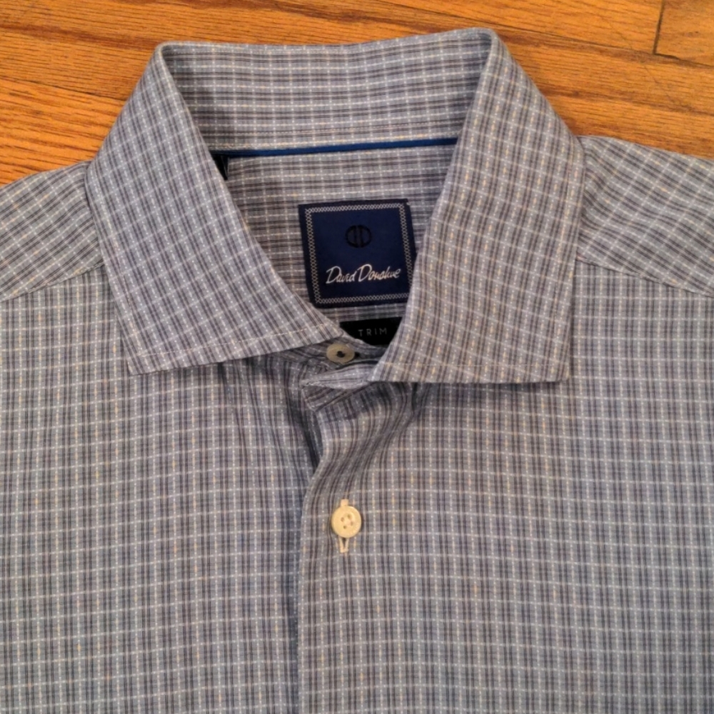 David Donahue button down shirt